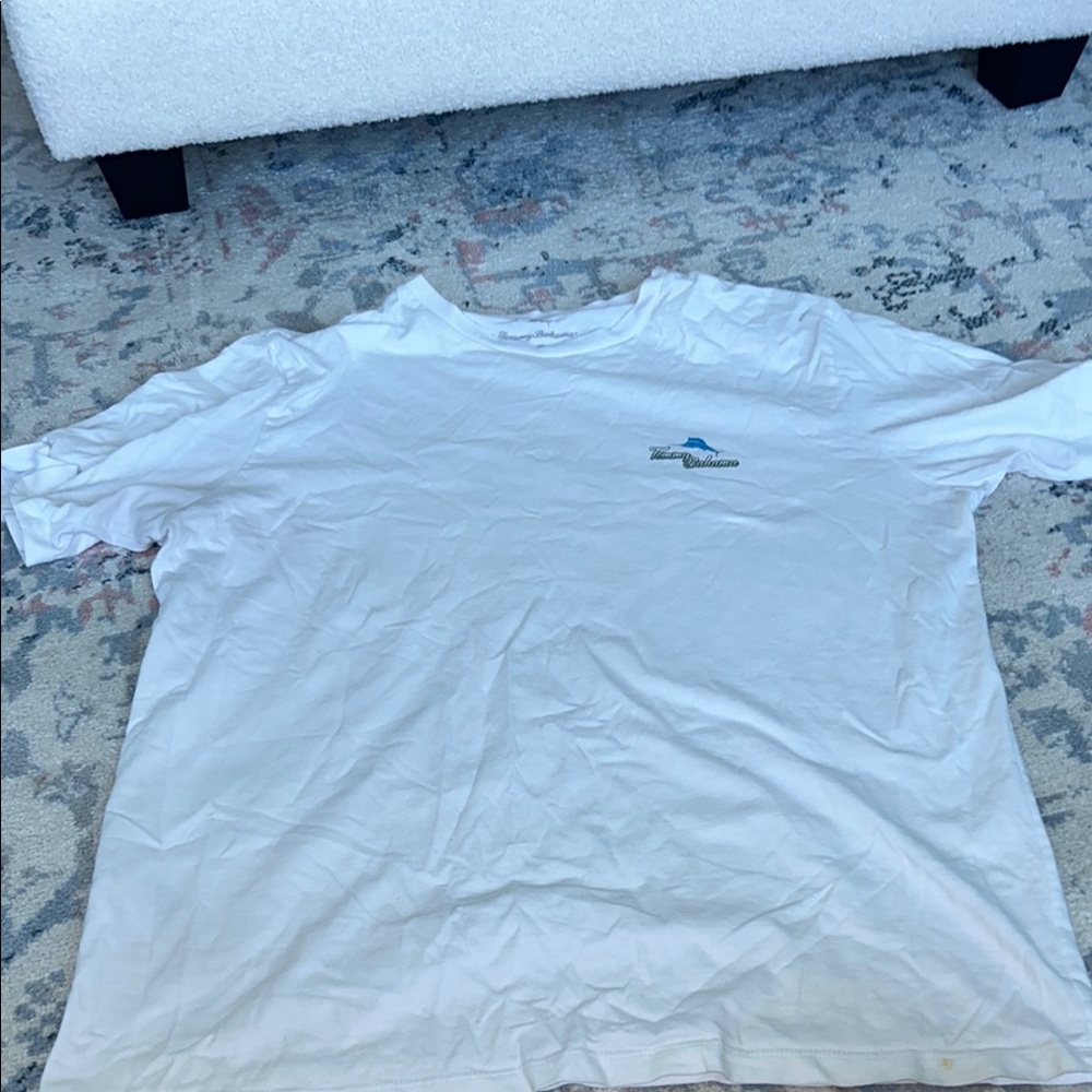 Tommy Bahama White Short Sleeve Tee